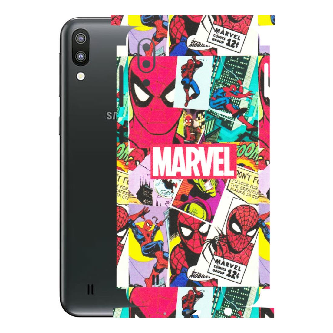 Samsung M/F/Note/Flip and C Phone Skins (All Models) - Marvel Comic Spiderman Grafitti - Matte Finish (M-72) Samsung Galaxy M10