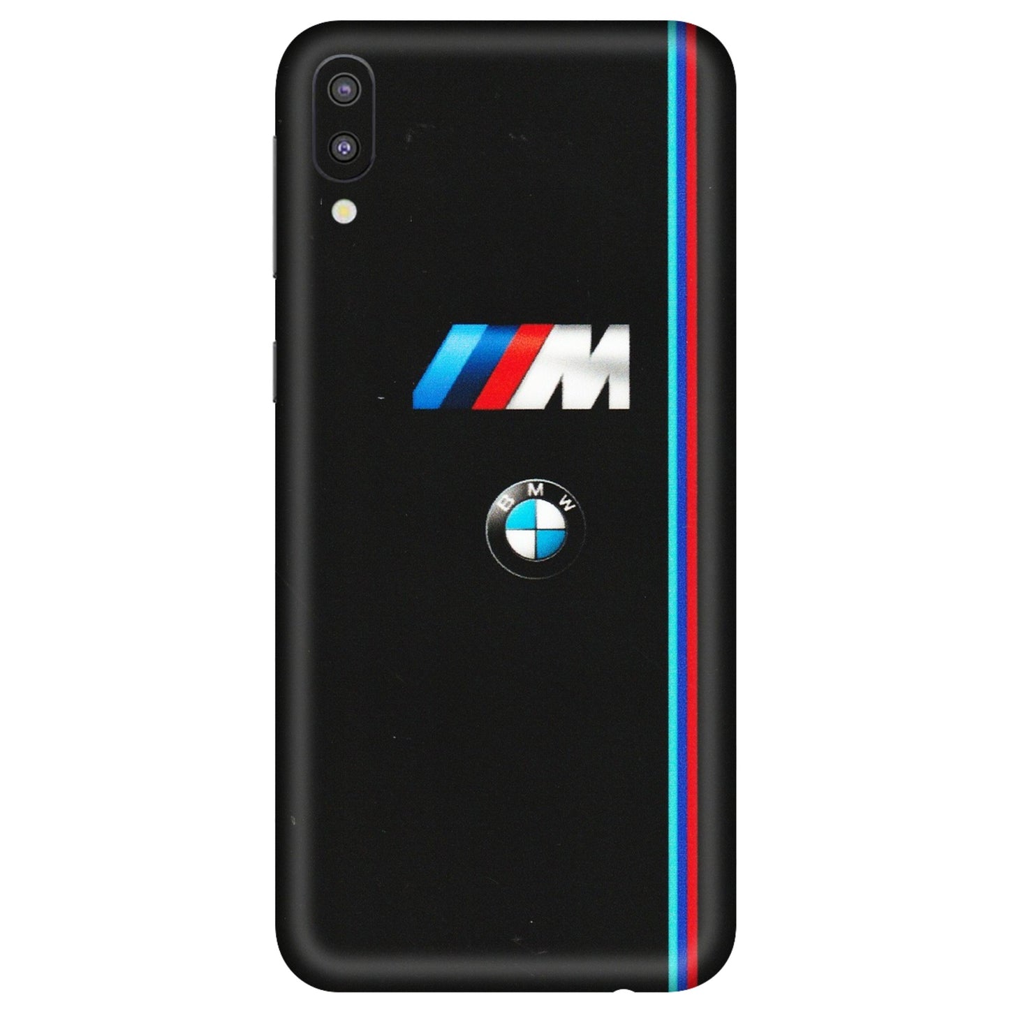 Samsung M/F/Note/Flip and C Phone Skins (All Models) - Styling With Black BMW - Matte Finish (M-74) Samsung Galaxy M10