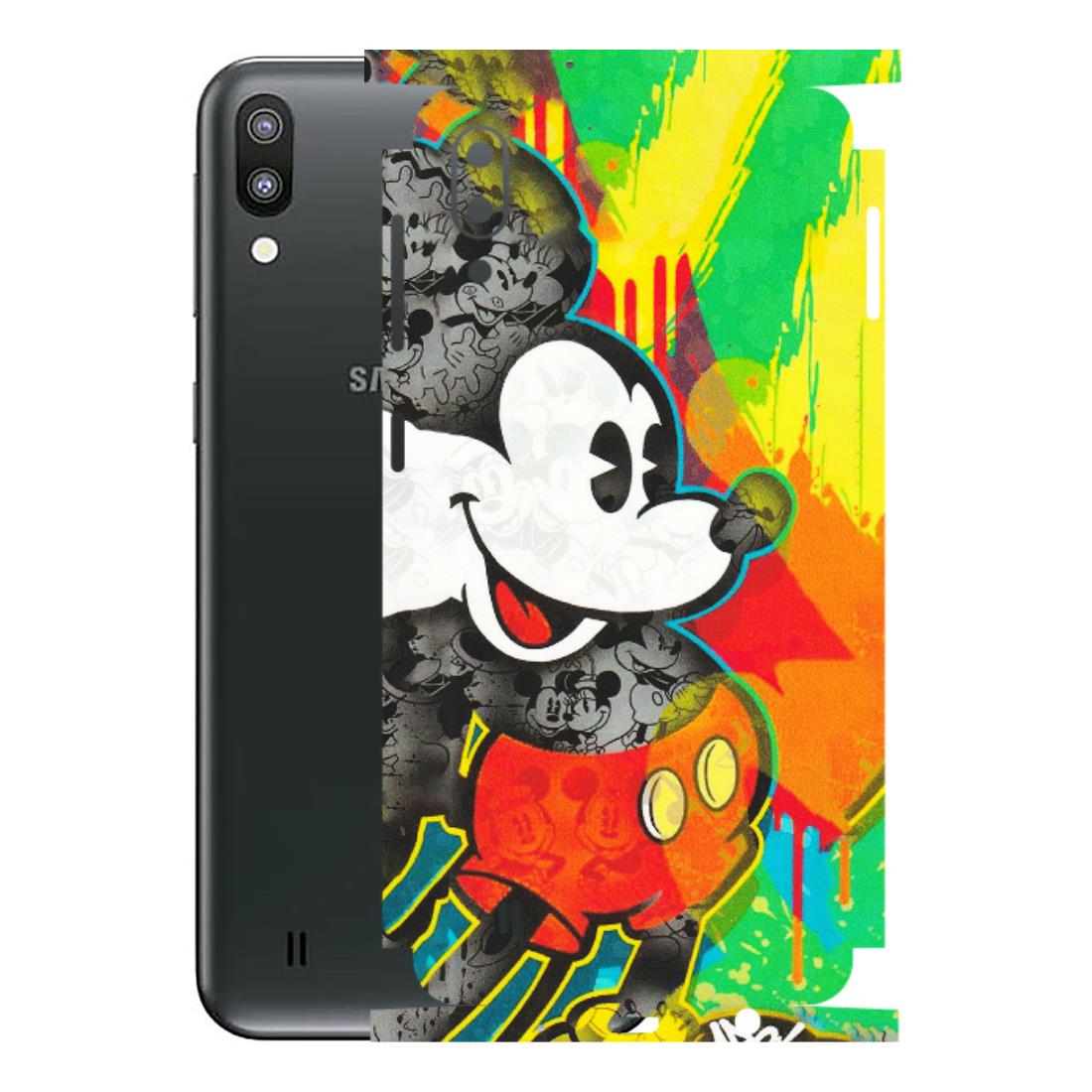 Samsung M/F/Note/Flip and C Phone Skins (All Models) - Multiple Mickey With Colourful Texture - Matte Finish (M-84) Samsung Galaxy M10