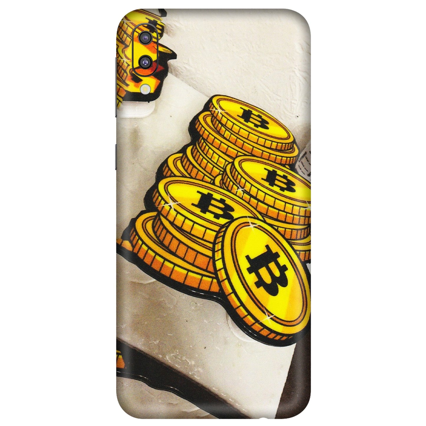 Samsung M/F/Note/Flip and C Phone Skins (All Models) - Billionaire Bitcoin Collection - Matte Finish (M-92) Samsung Galaxy M10