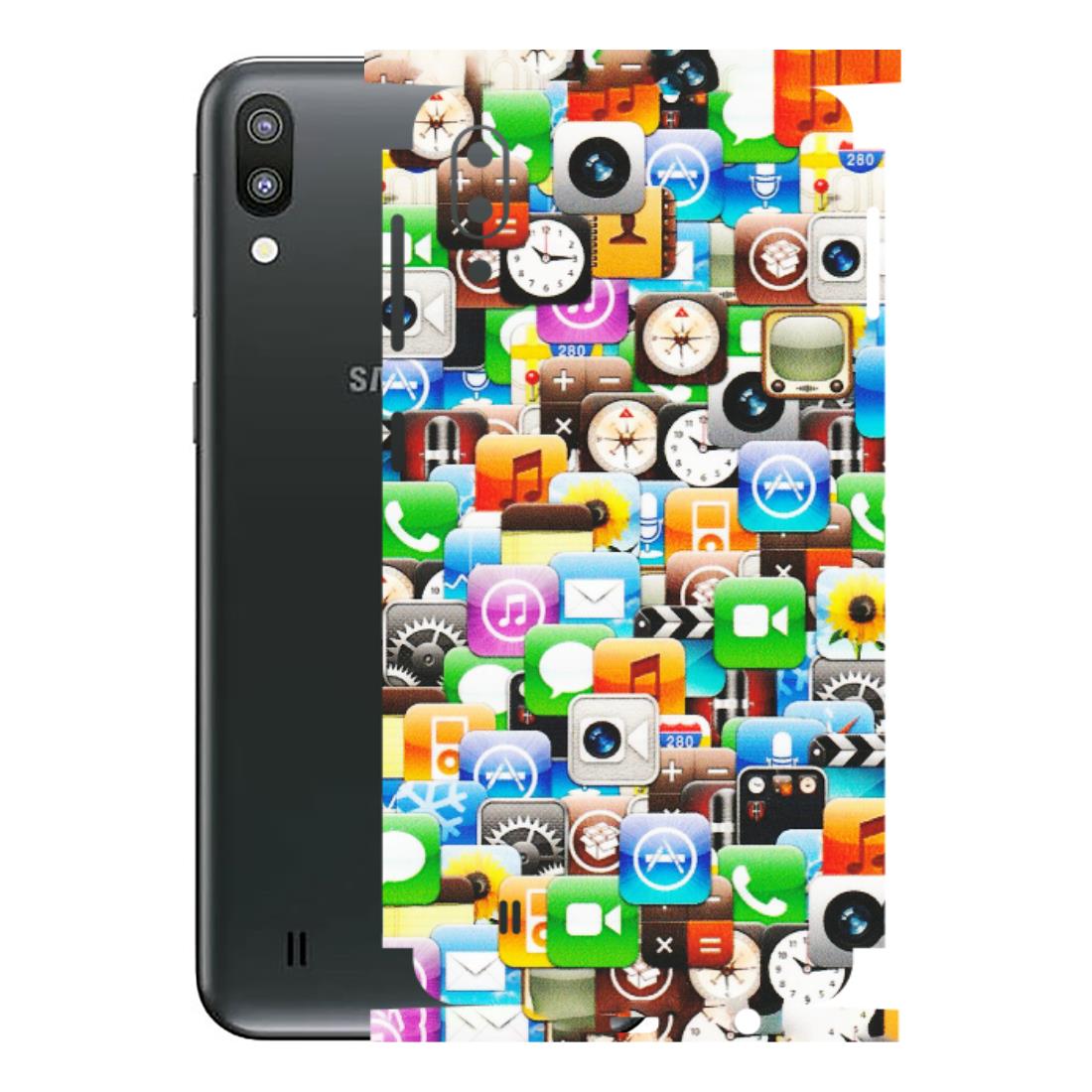Samsung M/F/Note/Flip and C Phone Skins (All Models) - All Apple Icons - Matte Finish (M-93) Samsung Galaxy M10
