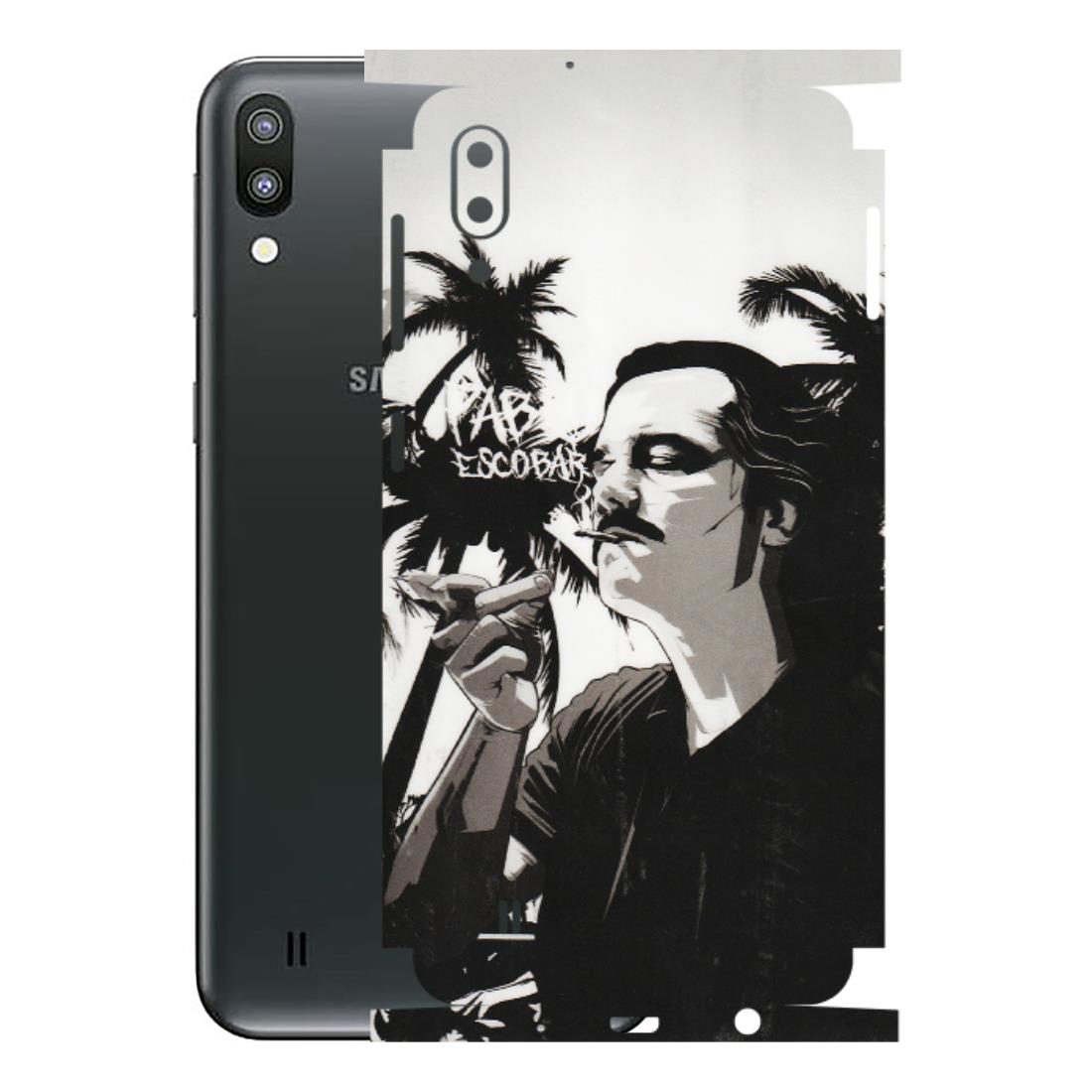 Samsung M/F/Note/Flip and C Phone Skins (All Models) - Pab Escobar - Transparent Finish (T-05) Samsung Galaxy M10