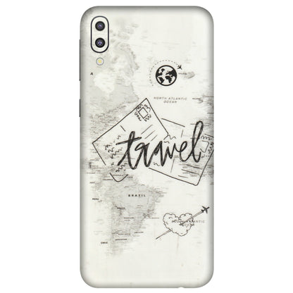 Samsung M/F/Note/Flip and C Phone Skins (All Models) - Travel Ticket - Transparent Finish (T-06) Samsung Galaxy M10
