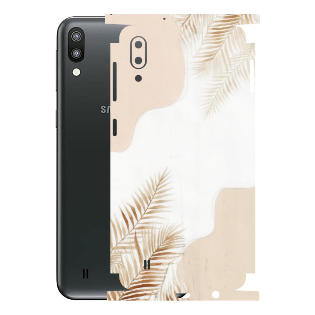 Samsung M/F/Note/Flip and C Phone Skins (All Models) - Gold Petals Abstract - Transparent Finish (T-08) Samsung Galaxy M10