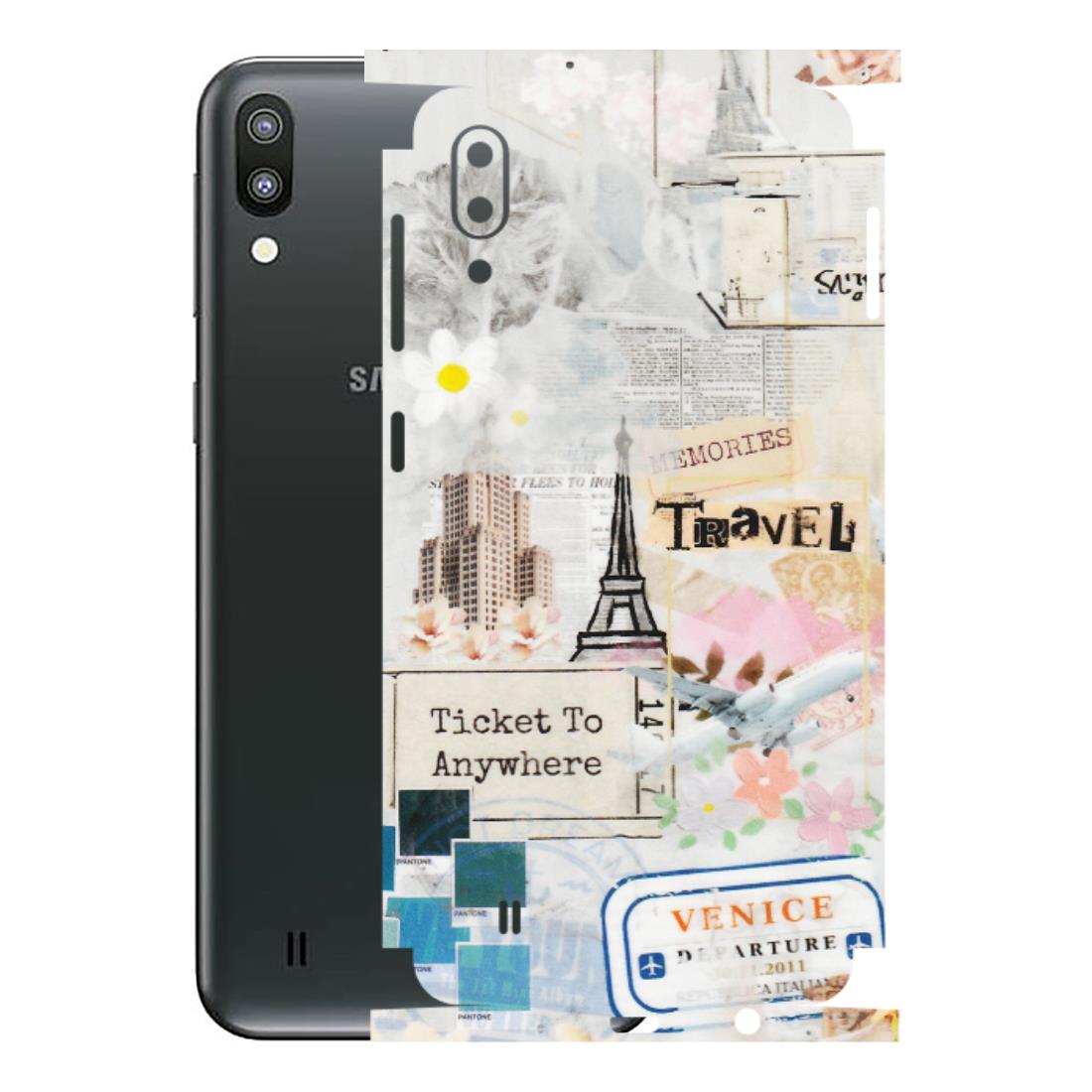 Samsung M/F/Note/Flip and C Phone Skins (All Models) - Travel Memories - Transparent Finish (T-09) Samsung Galaxy M10