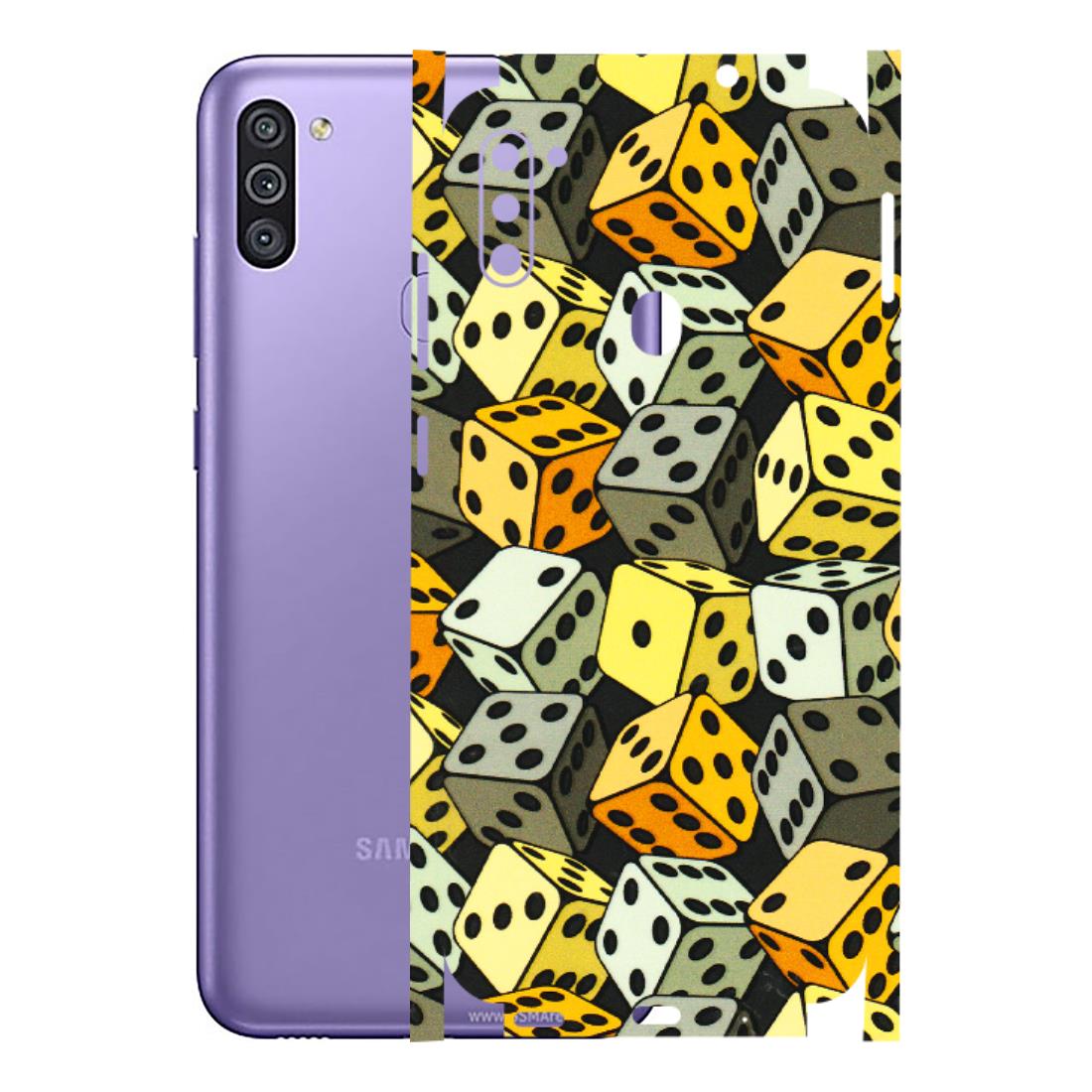 Samsung M/F/Note/Flip and C Phone Skins (All Models) - Dices Of Life - 3D Embossed Finish (L-04) Samsung Galaxy M11