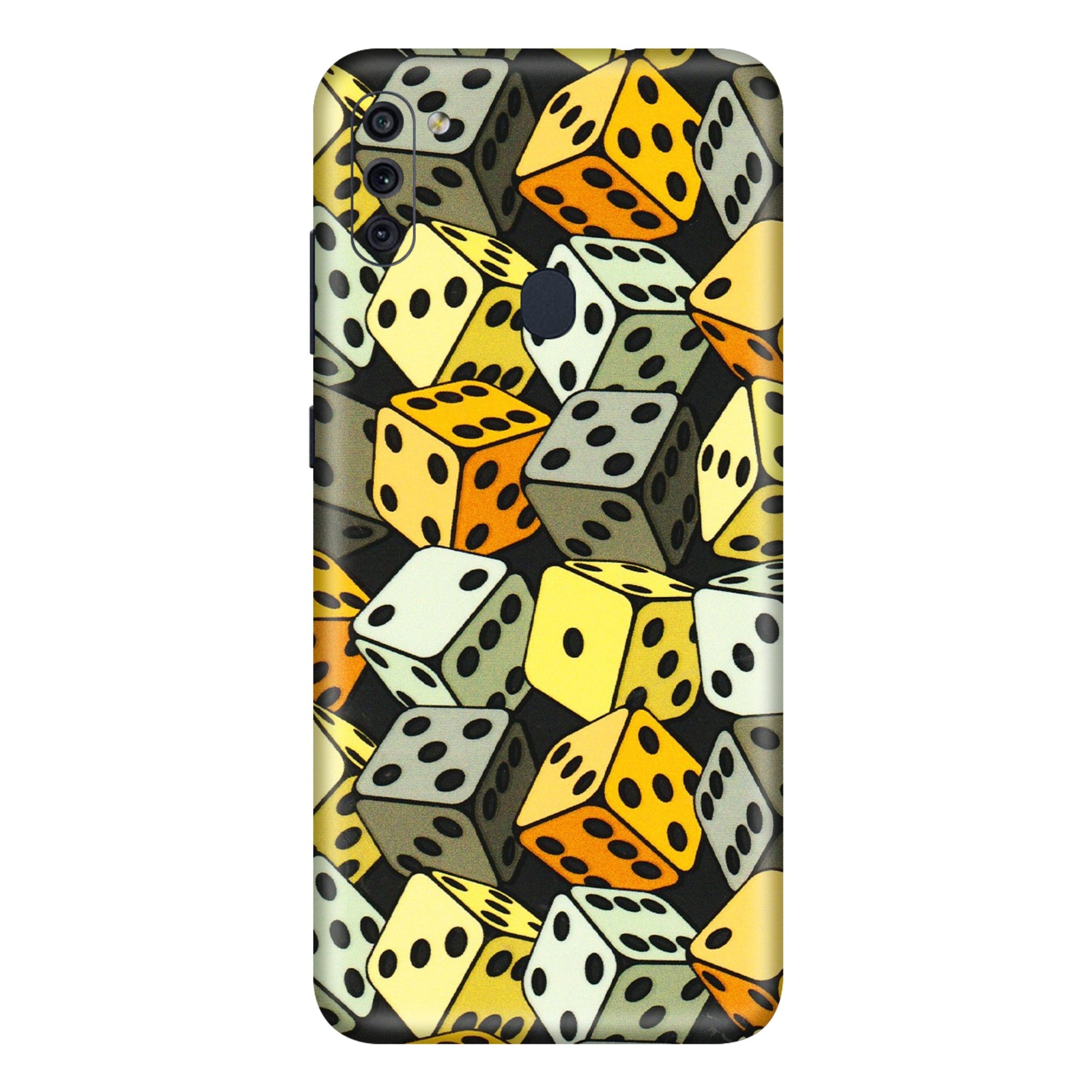 Samsung M/F/Note/Flip and C Phone Skins (All Models) - Dices Of Life - 3D Embossed Finish (L-04) Samsung Galaxy M11