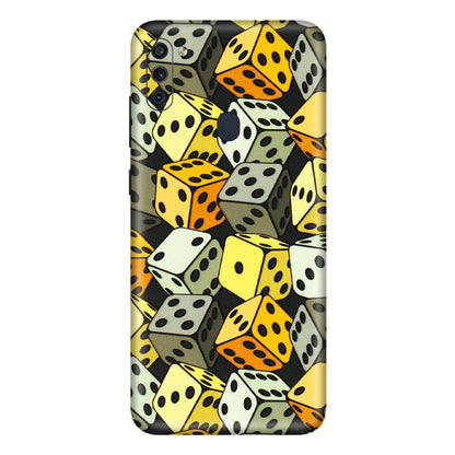 Samsung M/F/Note/Flip and C Phone Skins (All Models) - Dices Of Life - 3D Embossed Finish (L-04) Samsung Galaxy M11