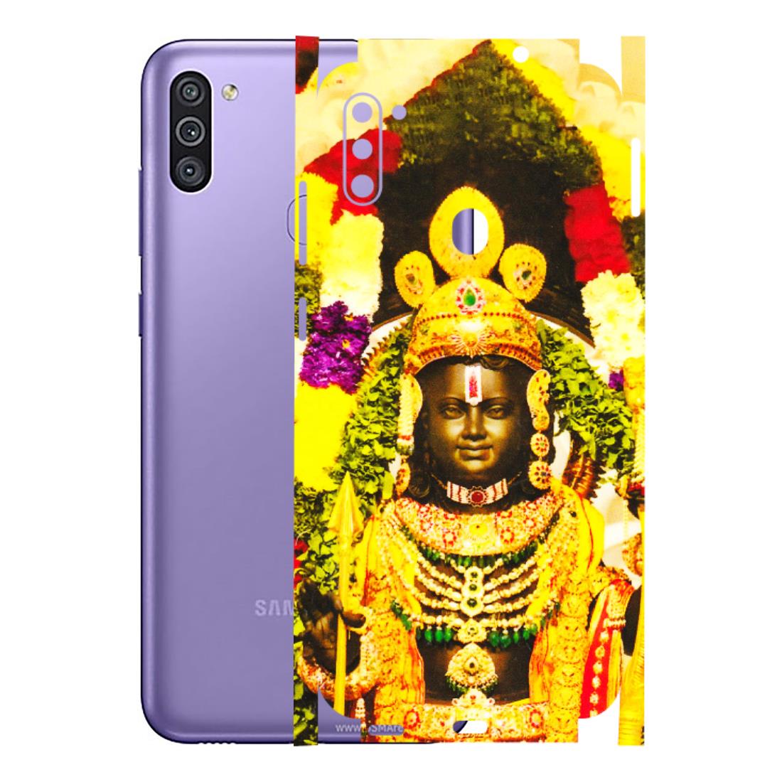 Samsung M/F/Note/Flip and C Phone Skins (All Models) - Ram Lalla Ayodhya - 3D Embossed Finish (L-103) Samsung Galaxy M11