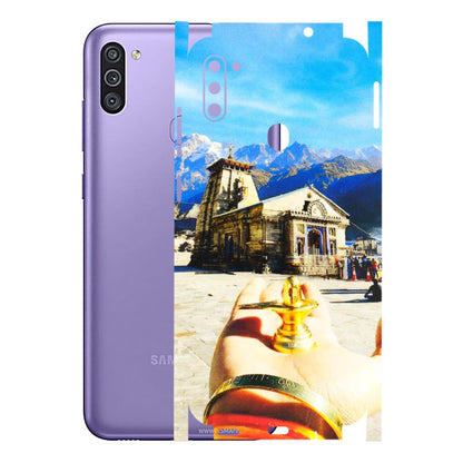 Samsung M/F/Note/Flip and C Phone Skins (All Models) - Beauty of Kedarnath - 3D Embossed Finish (L-108) Samsung Galaxy M11