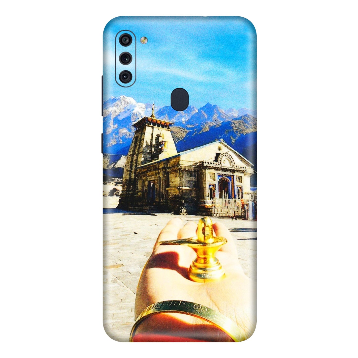 Samsung M/F/Note/Flip and C Phone Skins (All Models) - Beauty of Kedarnath - 3D Embossed Finish (L-108) Samsung Galaxy M11