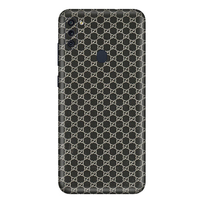 Samsung M/F/Note/Flip and C Phone Skins (All Models) - Black G Print - 3D Embossed Finish (L-109) Samsung Galaxy M11