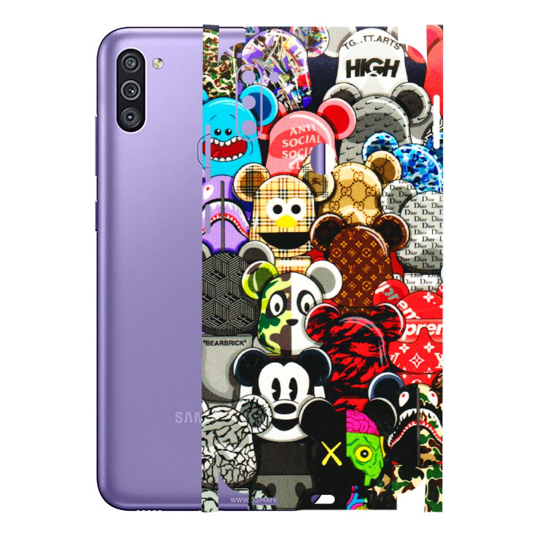 Samsung M/F/Note/Flip and C Phone Skins (All Models) - More Mickey Mouses - 3D Embossed Finish (L-118) Samsung Galaxy M11