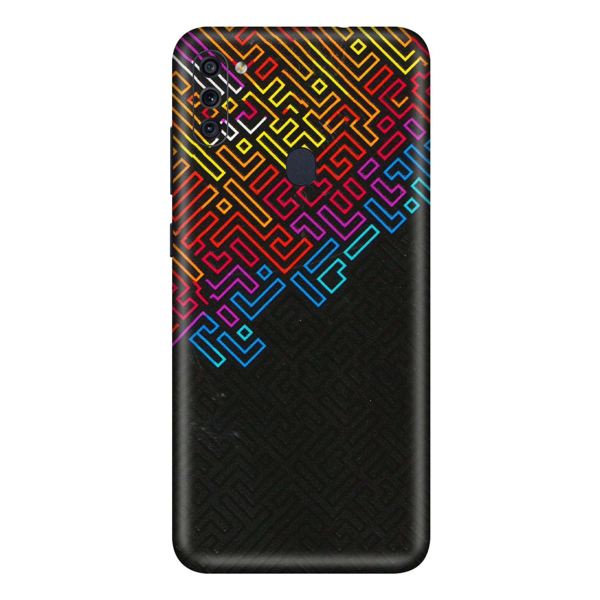 Samsung M/F/Note/Flip and C Phone Skins (All Models) - Dotme Pattern Art - 3D Embossed Finish (L-121) Samsung Galaxy M11
