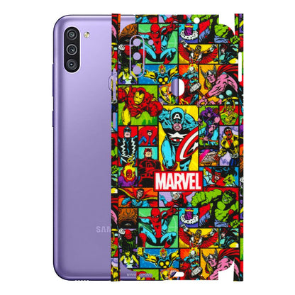 Samsung M/F/Note/Flip and C Phone Skins (All Models) - MARVELOUS Comic Characters - 3D Embossed Finish (L-129) Samsung Galaxy M11