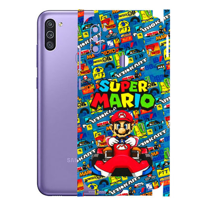 Samsung M/F/Note/Flip and C Phone Skins (All Models) - Super Mario Kart - 3D Embossed Finish (L-140) Samsung Galaxy M11