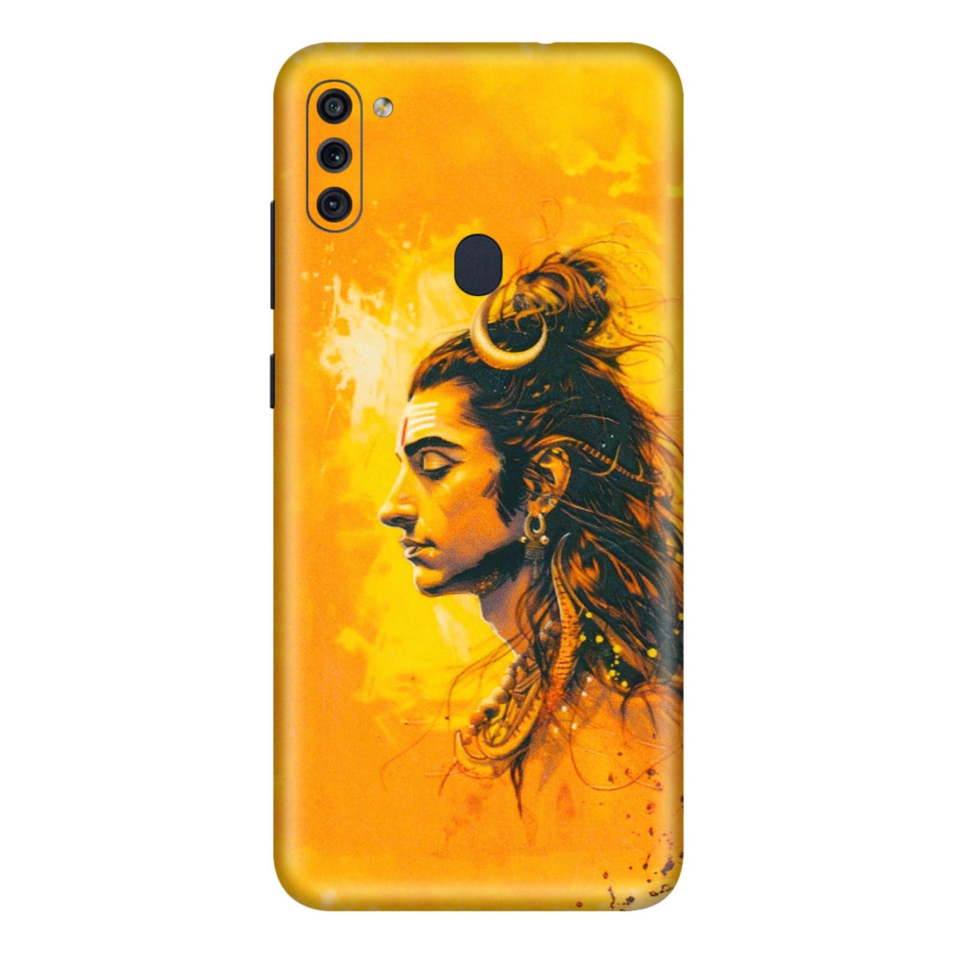 Samsung M/F/Note/Flip and C Phone Skins (All Models) - Shiv Shakti - 3D Embossed Finish (L-14) Samsung Galaxy M11