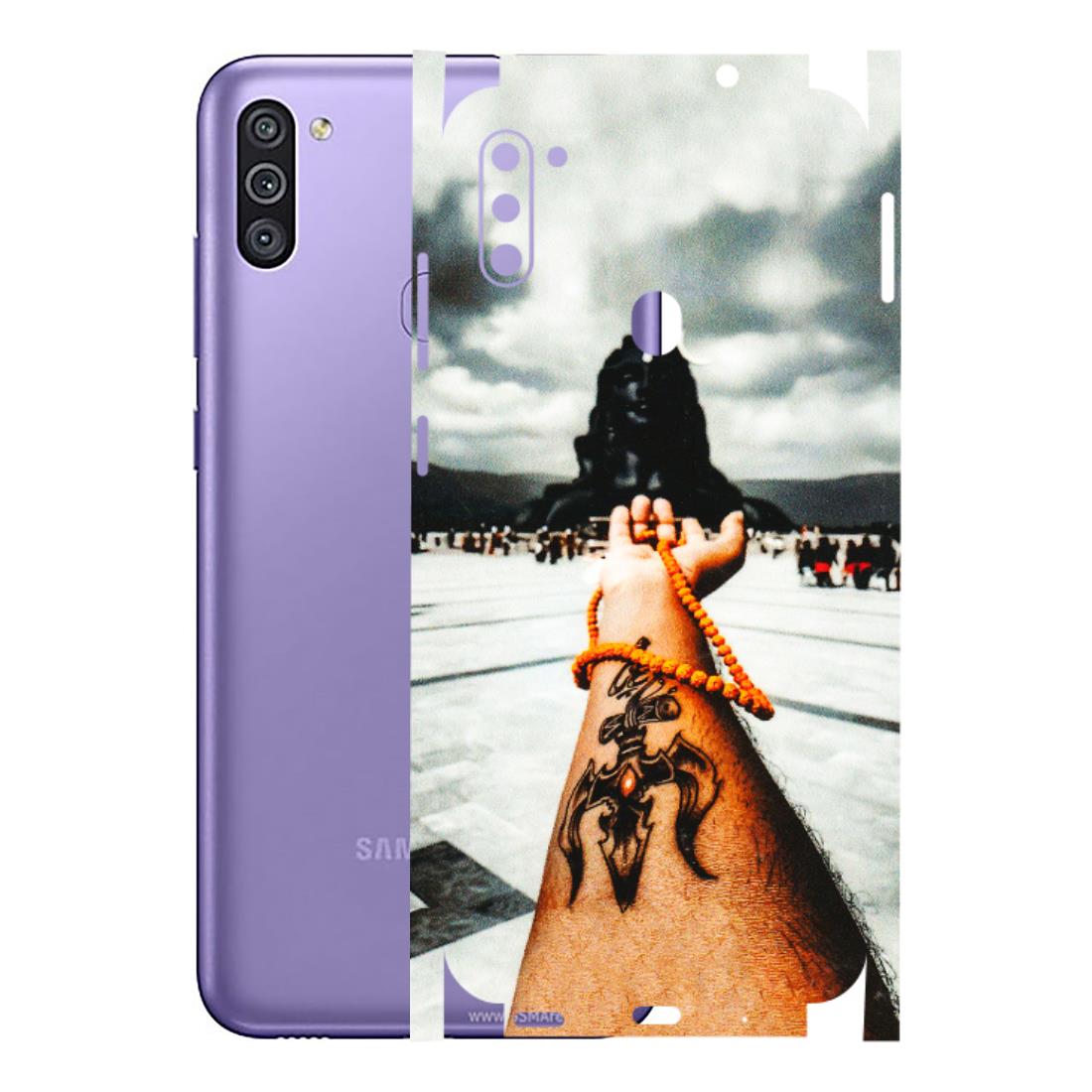 Samsung M/F/Note/Flip and C Phone Skins (All Models) - Jai Adiyogi Mahakaal - 3D Embossed Finish (L-164) Samsung Galaxy M11