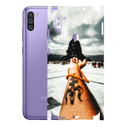 Samsung M/F/Note/Flip and C Phone Skins (All Models) - Jai Adiyogi Mahakaal - 3D Embossed Finish (L-164) Samsung Galaxy M11
