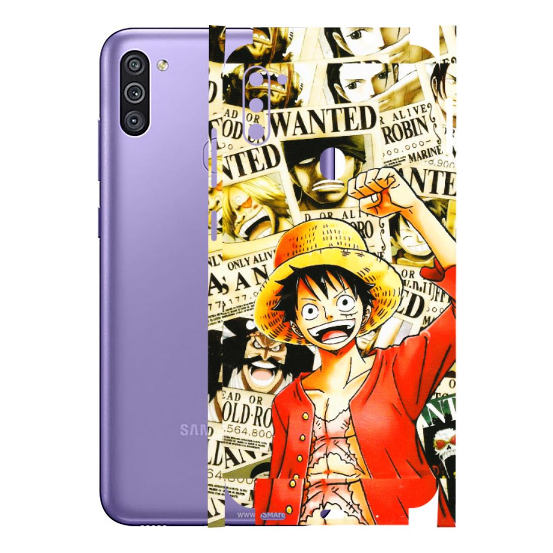 Samsung M/F/Note/Flip and C Phone Skins (All Models) - Luffy Anime - 3D Embossed Finish (L-177) Samsung Galaxy M11