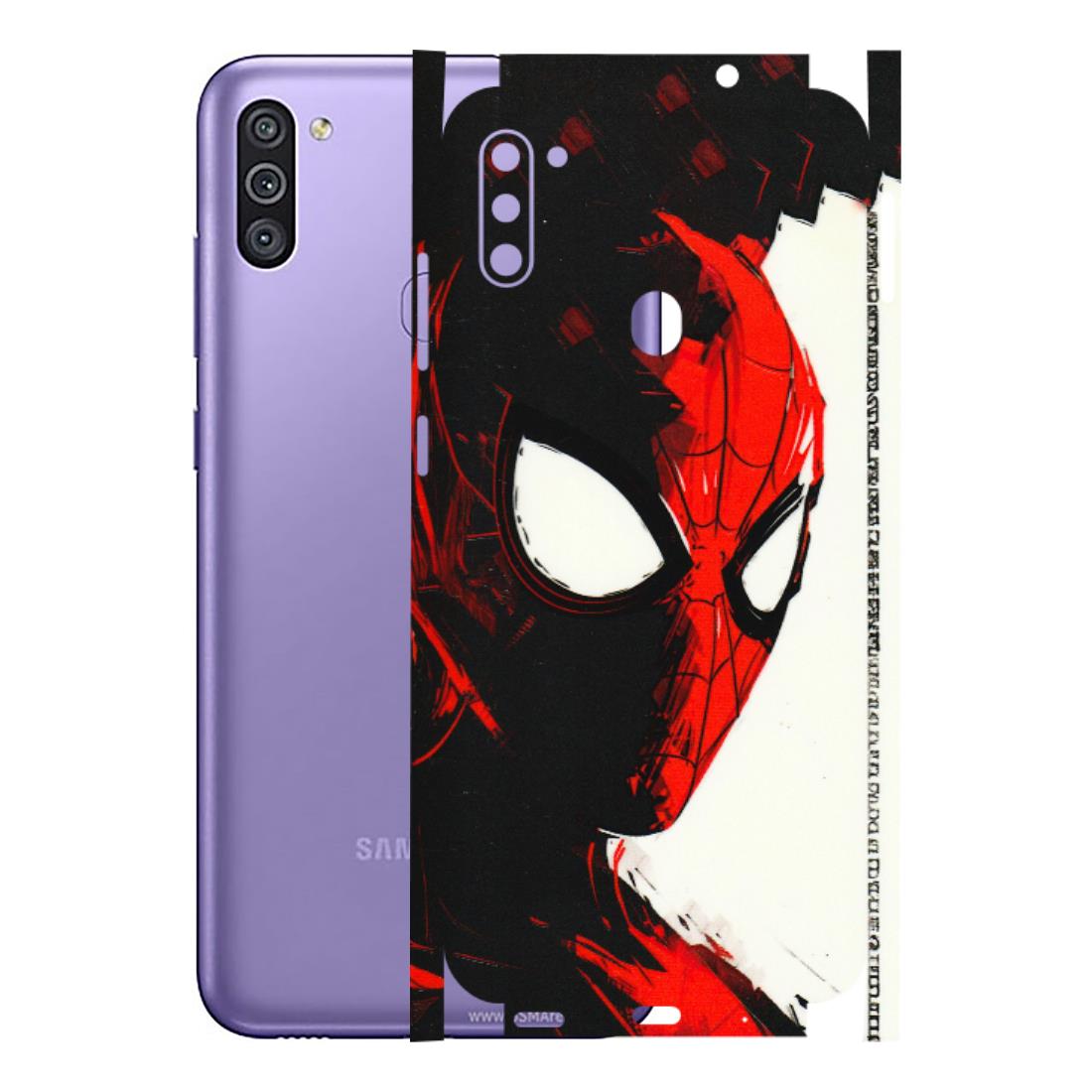 Samsung M/F/Note/Flip and C Phone Skins (All Models) - Spiderman Killer Face - 3D Embossed Finish (L-17) Samsung Galaxy M11