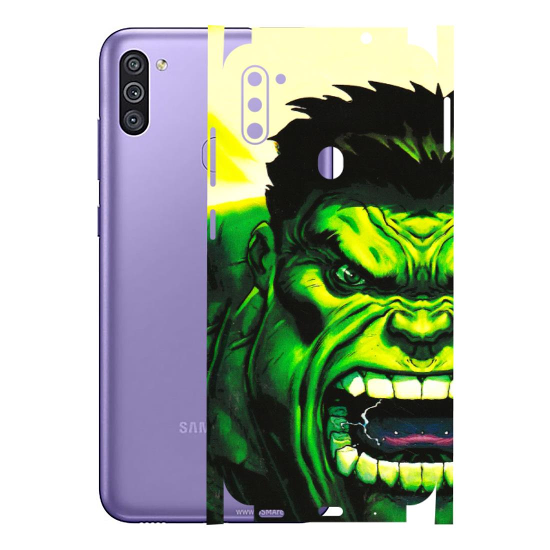 Samsung M/F/Note/Flip and C Phone Skins (All Models) - Hulk - 3D Embossed Finish (L-180) Samsung Galaxy M11