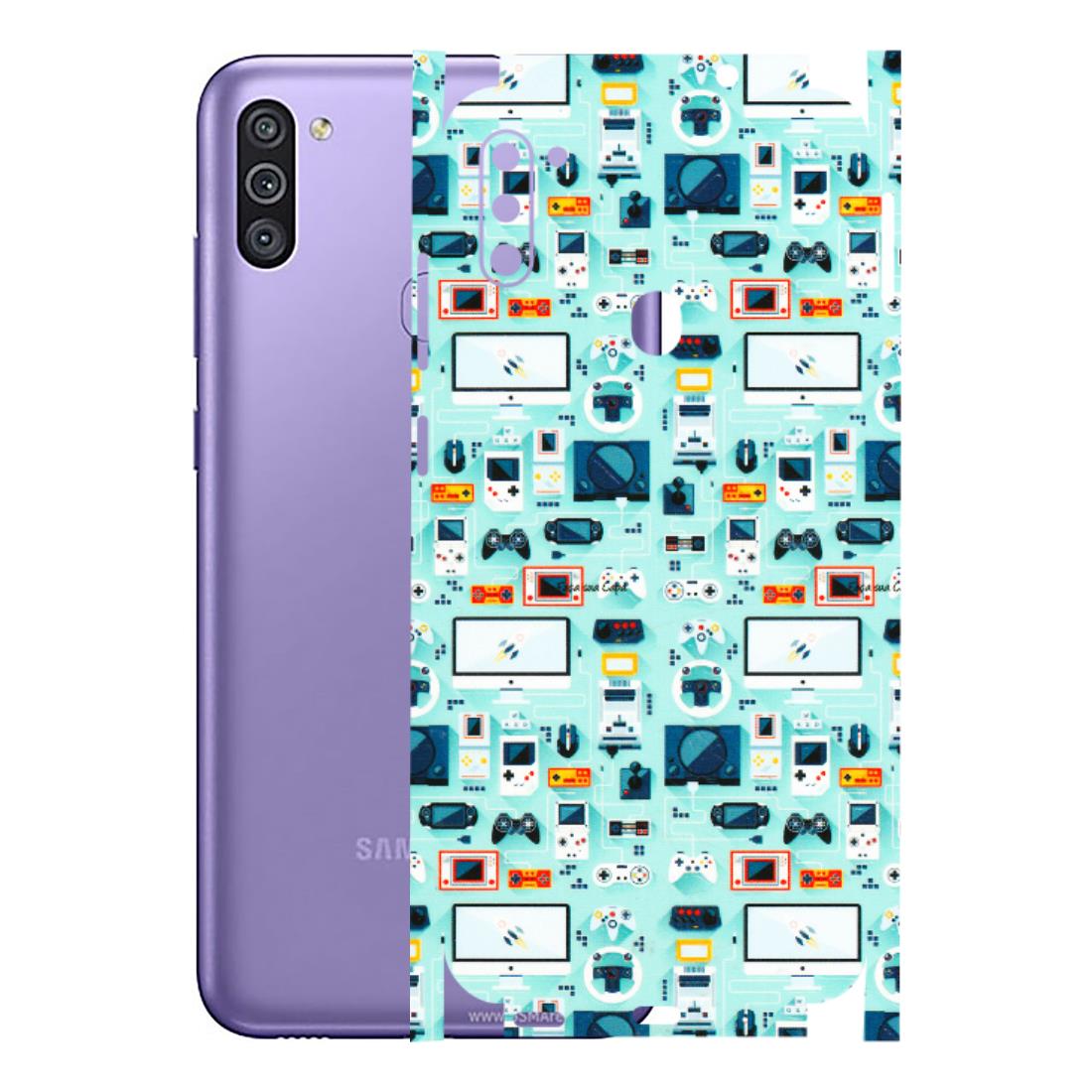 Samsung M/F/Note/Flip and C Phone Skins (All Models) - Gadgets Doodle - 3D Embossed Finish (L-184) Samsung Galaxy M11