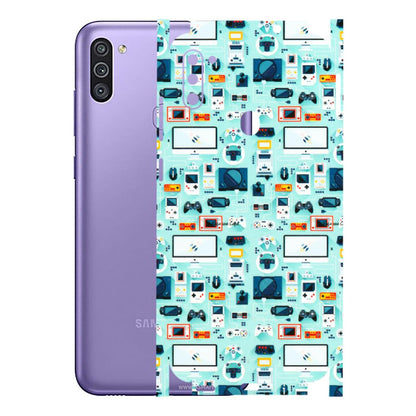 Samsung M/F/Note/Flip and C Phone Skins (All Models) - Gadgets Doodle - 3D Embossed Finish (L-184) Samsung Galaxy M11