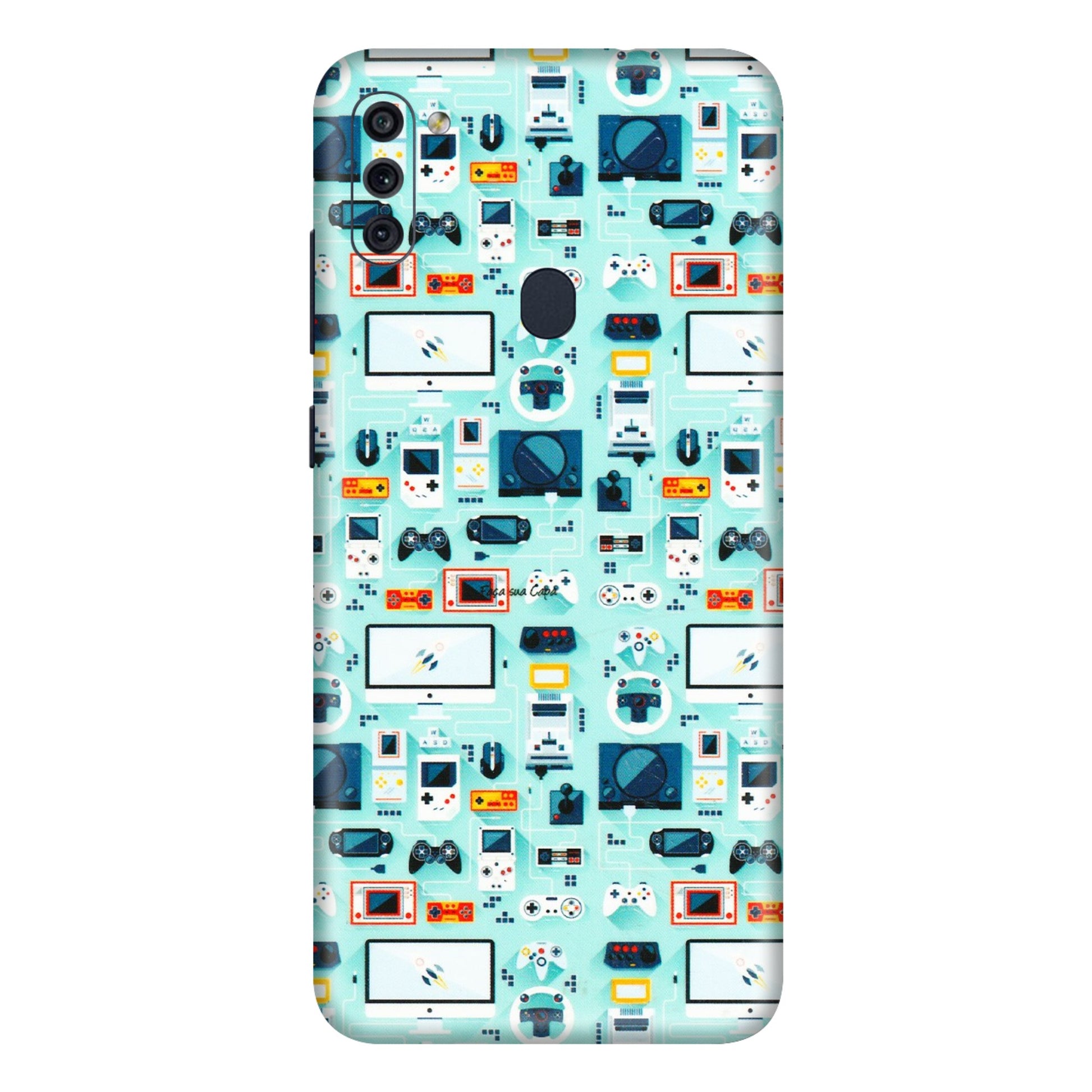 Samsung M/F/Note/Flip and C Phone Skins (All Models) - Gadgets Doodle - 3D Embossed Finish (L-184) Samsung Galaxy M11