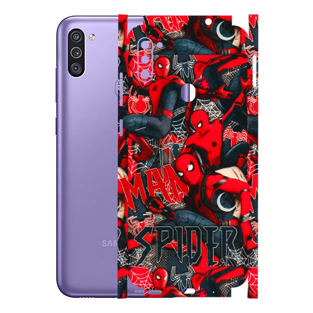 Samsung M/F/Note/Flip and C Phone Skins (All Models) - SpiderMan Cool - 3D Embossed Finish (L-188) Samsung Galaxy M11