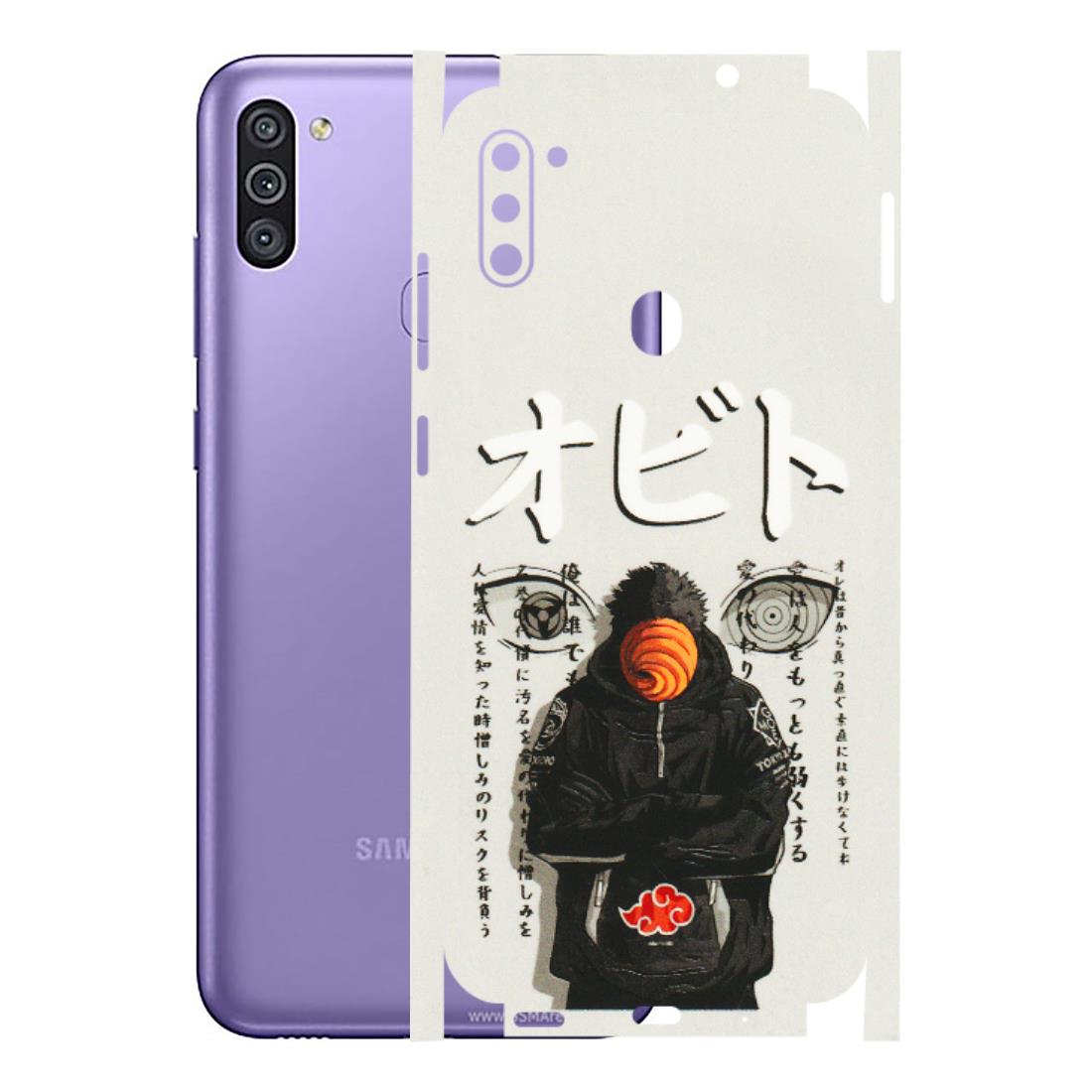 Samsung M/F/Note/Flip and C Phone Skins (All Models) - Obito Anime Eye - 3D Embossed Finish (L-19) Samsung Galaxy M11