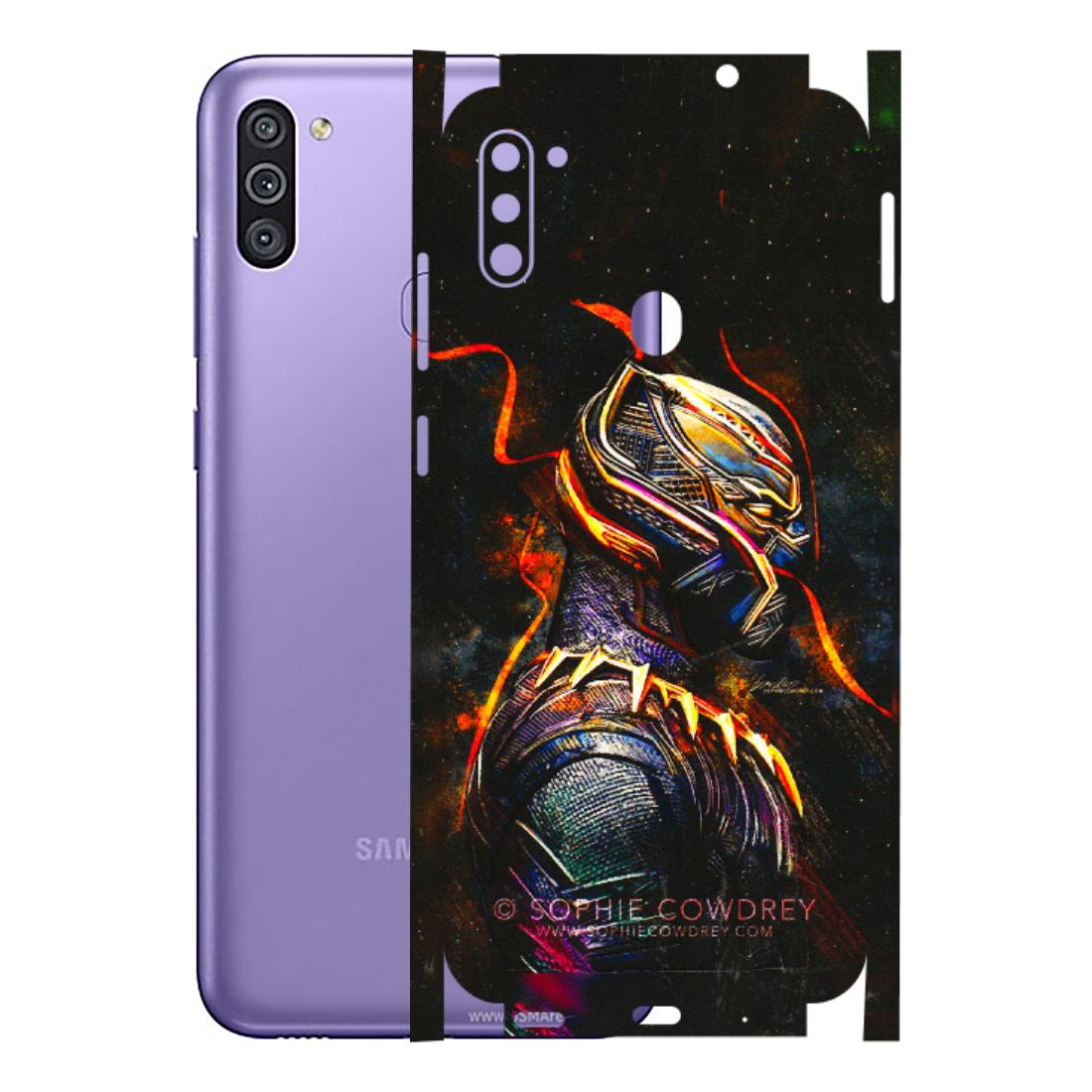 Samsung M/F/Note/Flip and C Phone Skins (All Models) - Black Panther - 3D Embossed Finish (L-190) Samsung Galaxy M11