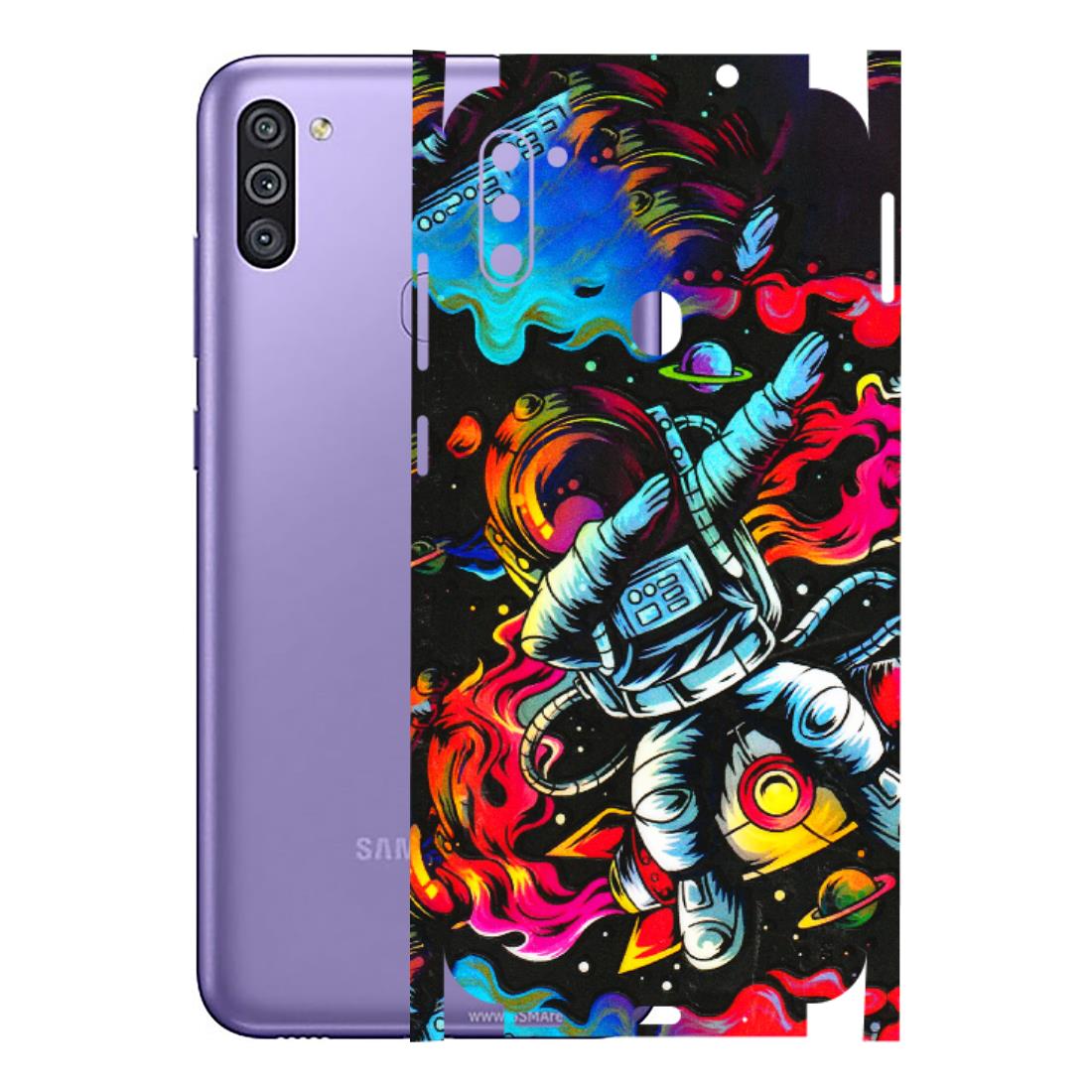 Samsung M/F/Note/Flip and C Phone Skins (All Models) - Astronaut Dope - 3D Embossed Finish (L-191) Samsung Galaxy M11