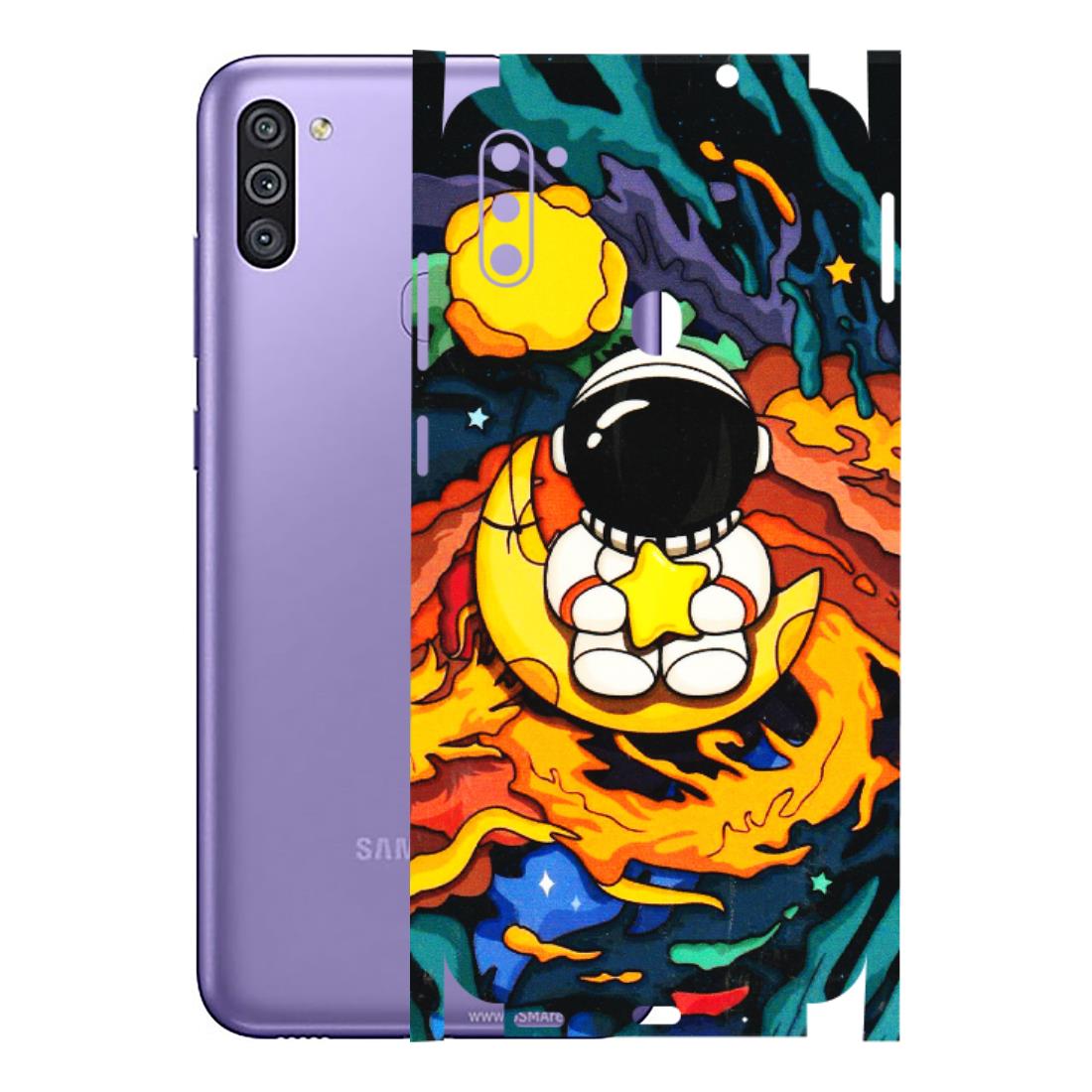 Samsung M/F/Note/Flip and C Phone Skins (All Models) - Baby Astronaut - 3D Embossed Finish (L-197) Samsung Galaxy M11