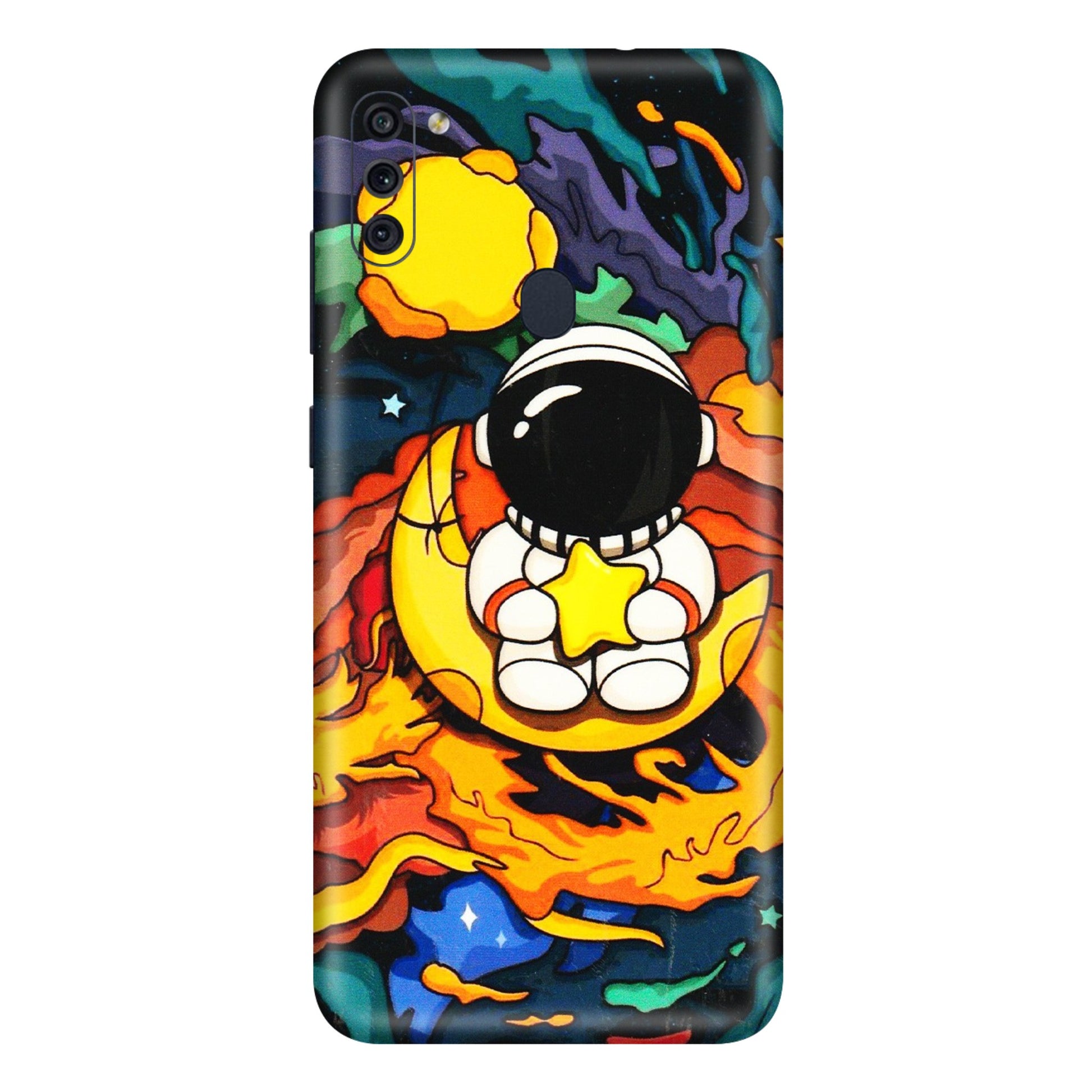 Samsung M/F/Note/Flip and C Phone Skins (All Models) - Baby Astronaut - 3D Embossed Finish (L-197) Samsung Galaxy M11