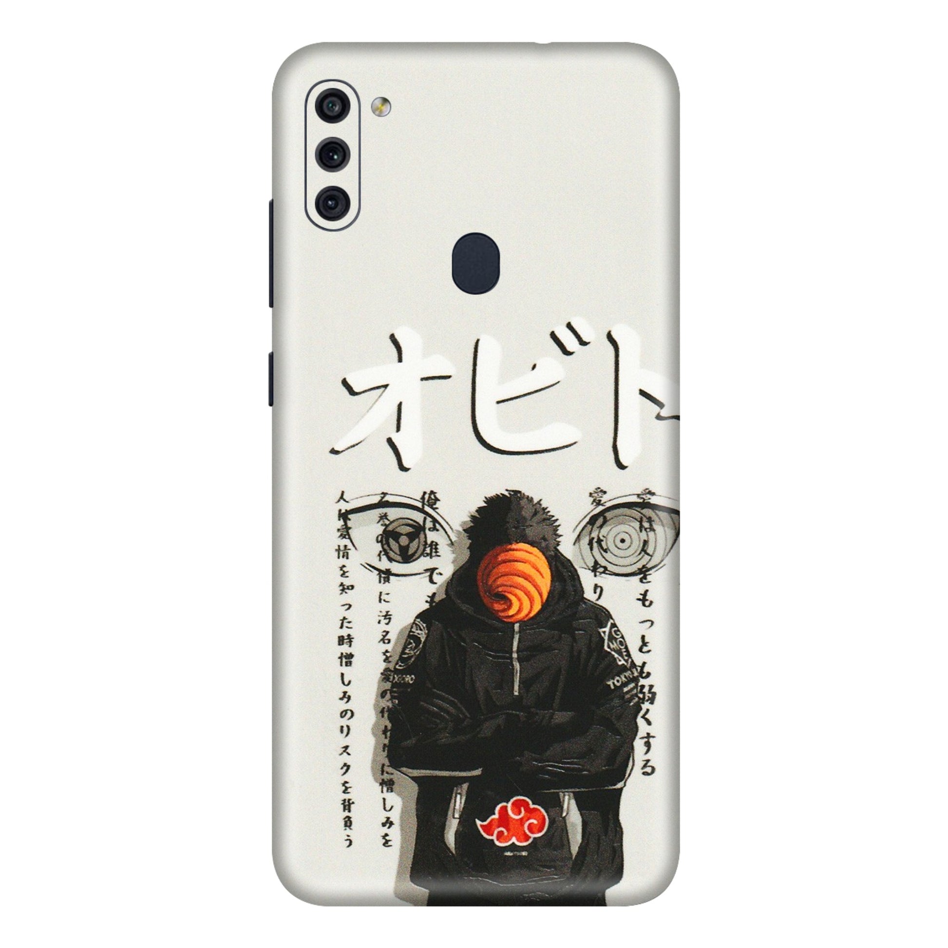 Samsung M/F/Note/Flip and C Phone Skins (All Models) - Obito Anime Eye - 3D Embossed Finish (L-19) Samsung Galaxy M11