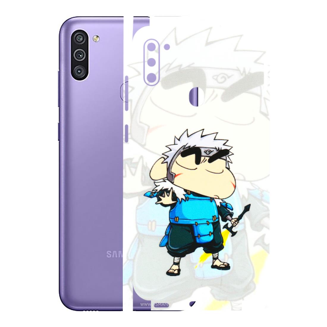 Samsung M/F/Note/Flip and C Phone Skins (All Models) - Angry Young Shinchan - 3D Embossed Finish (L-226) Samsung Galaxy M11
