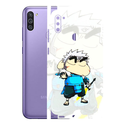Samsung M/F/Note/Flip and C Phone Skins (All Models) - Angry Young Shinchan - 3D Embossed Finish (L-226) Samsung Galaxy M11