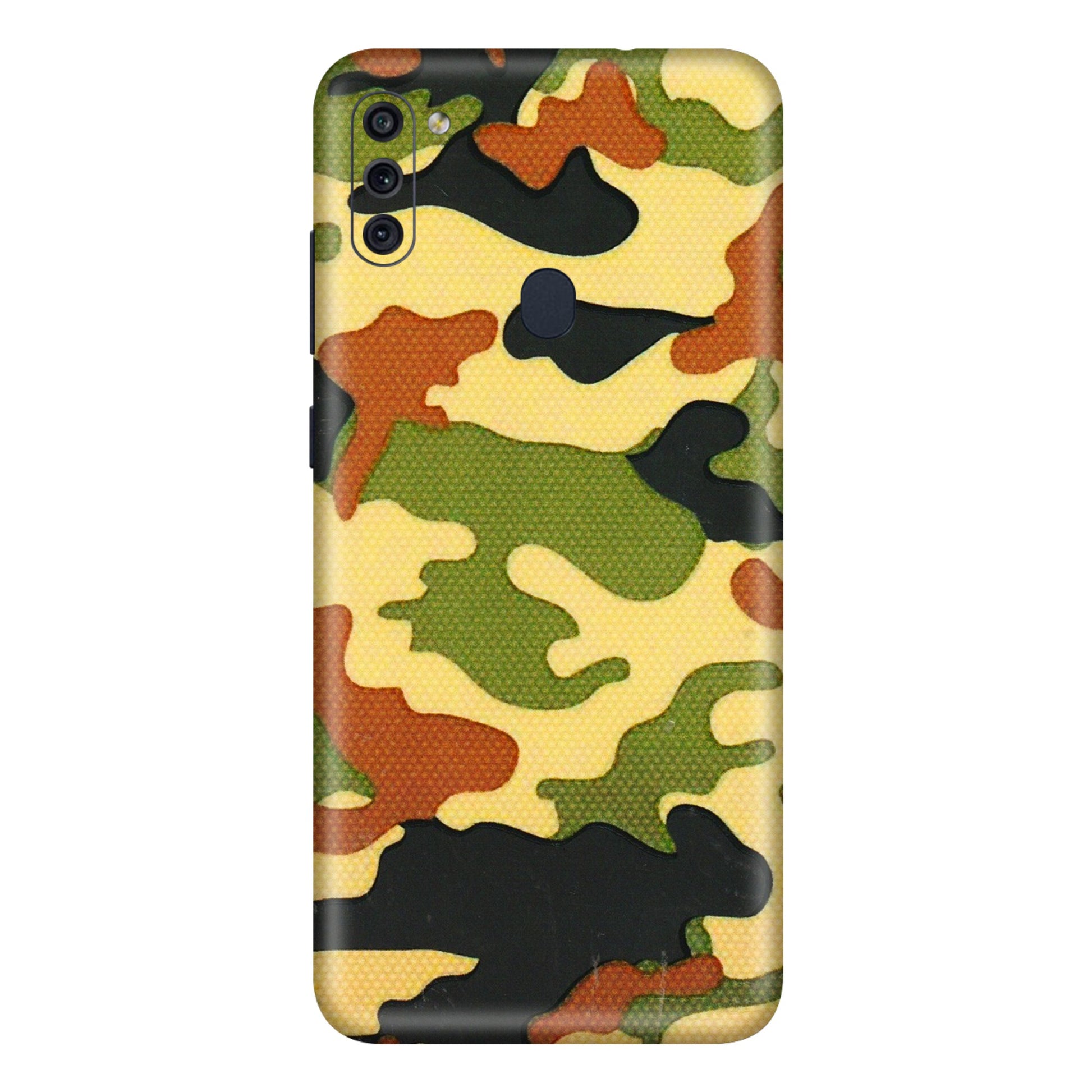 Samsung M/F/Note/Flip and C Phone Skins (All Models) - Indian Military - 3D Embossed Finish (L-234) Samsung Galaxy M11