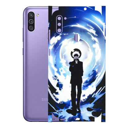 Samsung M/F/Note/Flip and C Phone Skins (All Models) - Satoru Gojo Dark Blue - 3D Embossed Finish (L-235) Samsung Galaxy M11