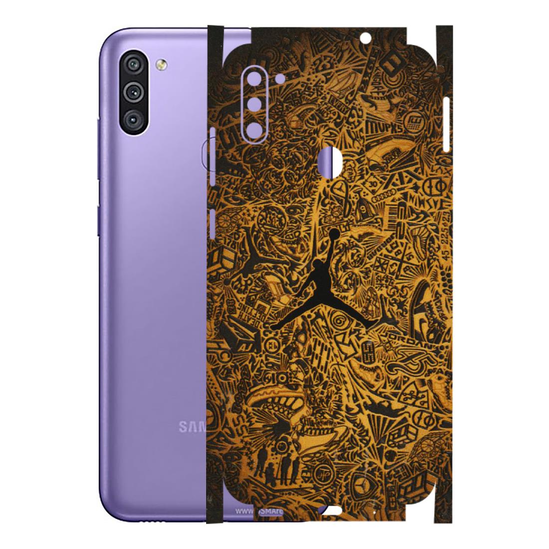 Samsung M/F/Note/Flip and C Phone Skins (All Models) - Premium Gold Basketball Player - 3D Embossed Finish (L-236) Samsung Galaxy M11