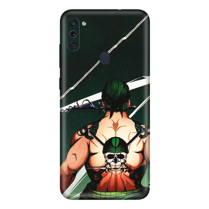 Samsung M/F/Note/Flip and C Phone Skins (All Models) - Zoro Anime - 3D Embossed Finish (L-23) Samsung Galaxy M11