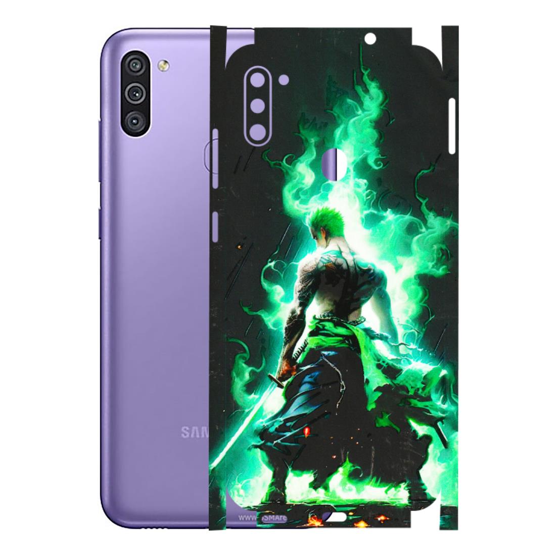 Samsung M/F/Note/Flip and C Phone Skins (All Models) - Zoro Sword - 3D Embossed Finish (L-241) Samsung Galaxy M11