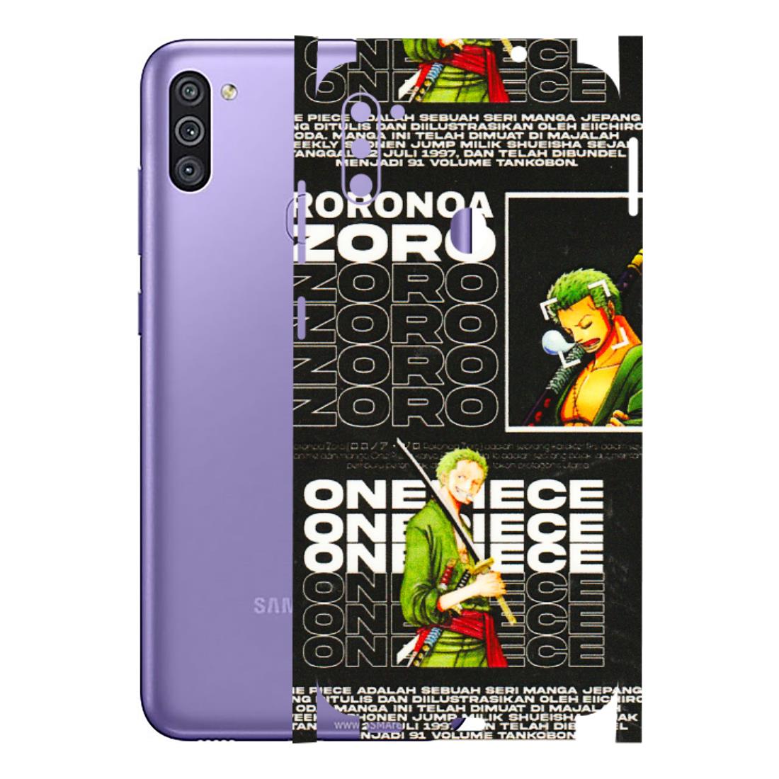 Samsung M/F/Note/Flip and C Phone Skins (All Models) - One Piece Zoro - 3D Embossed Finish (L-250) Samsung Galaxy M11