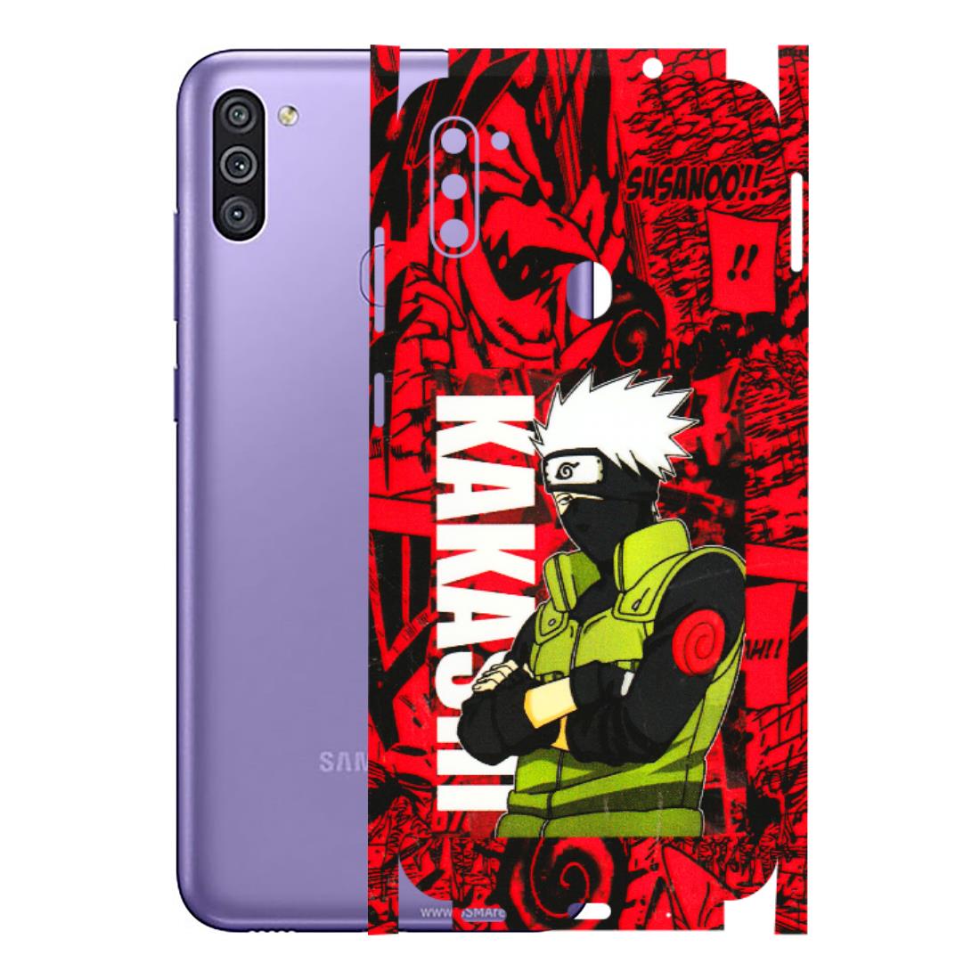 Samsung M/F/Note/Flip and C Phone Skins (All Models) - Kakashi Red Anime - 3D Embossed Finish (L-251) Samsung Galaxy M11