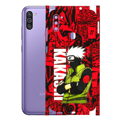Samsung M/F/Note/Flip and C Phone Skins (All Models) - Kakashi Red Anime - 3D Embossed Finish (L-251) Samsung Galaxy M11