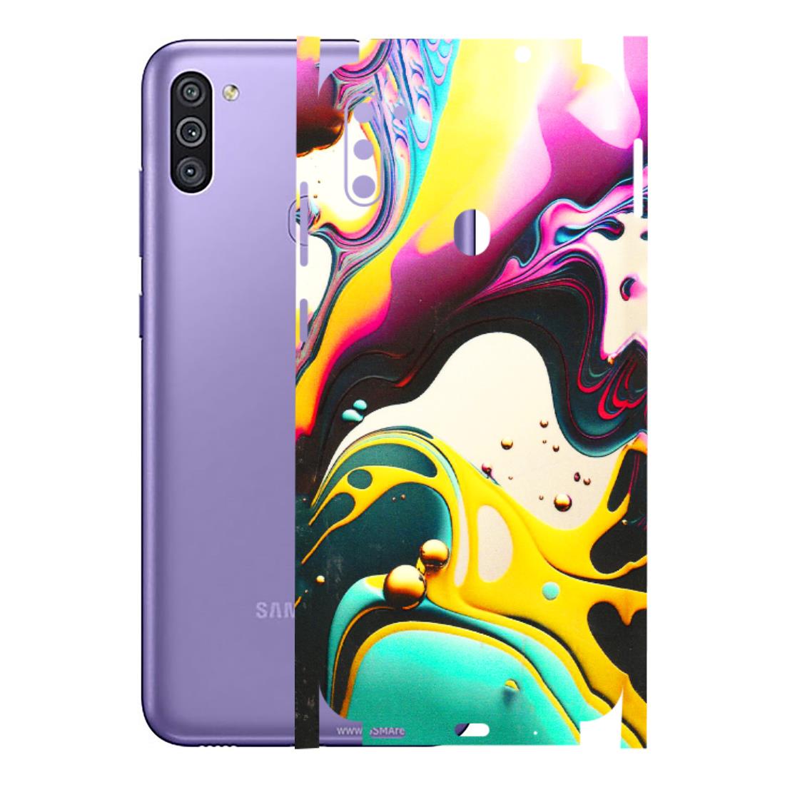 Samsung M/F/Note/Flip and C Phone Skins (All Models) - Multicolor Abstract pattern - 3D Embossed Finish (L-254) Samsung Galaxy M11