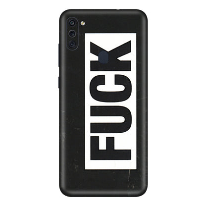 Samsung M/F/Note/Flip and C Phone Skins (All Models) - The F Word - 3D Embossed Finish (L-255) Samsung Galaxy M11