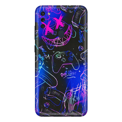 Samsung M/F/Note/Flip and C Phone Skins (All Models) - Gamers Paradise - 3D Embossed Finish (L-258) Samsung Galaxy M11