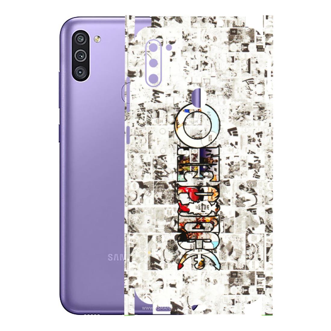 Samsung M/F/Note/Flip and C Phone Skins (All Models) - One Piece Manga - 3D Embossed Finish (L-26) Samsung Galaxy M11